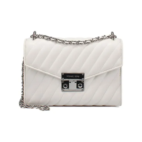 MICHAEL KORS Розовый Кожа Сумка через плечо Стандартная Женская Чисто Белая