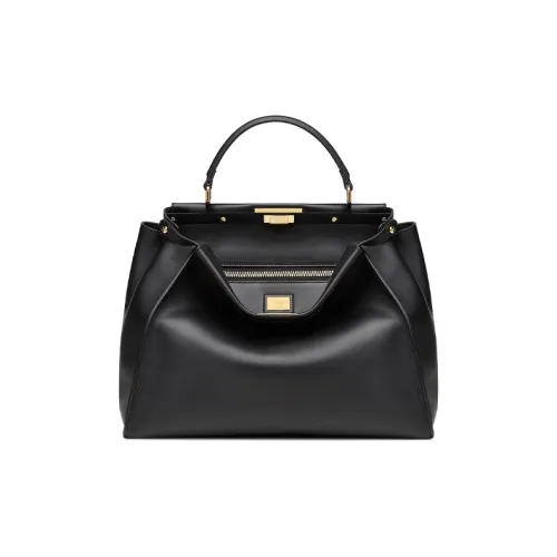 FENDI Телячья кожа овечья кожа сумка женская черный