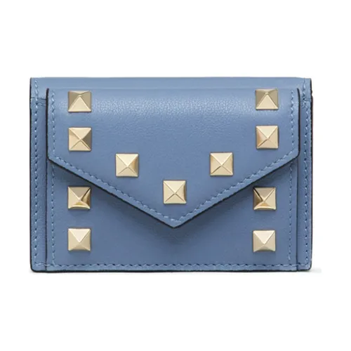 Valentino Телячья кожа Кошелек Маленький Женский Синий