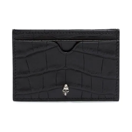 Alexander McQueen Кожа Держатель для карт Унисекс Черный