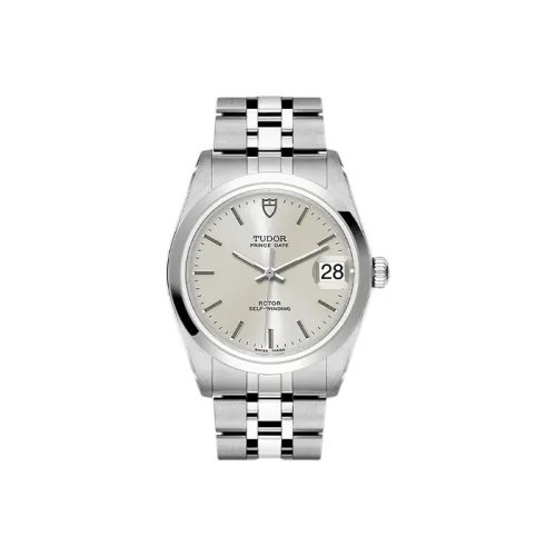 TUDOR Механический механизм Мужские часы Prince and Princess Collection 34 мм Серебряные