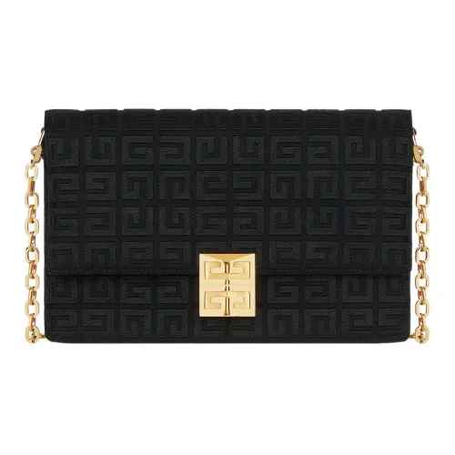 GIVENCHY 4G Коровья кожа Сумка с цепочкой Сумка через плечо Средний Женская Черная