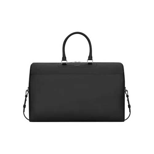 SAINT LAURENT Телесная кожа с рельефным узором дорожная сумка сумка через плечо сумка мужская черная