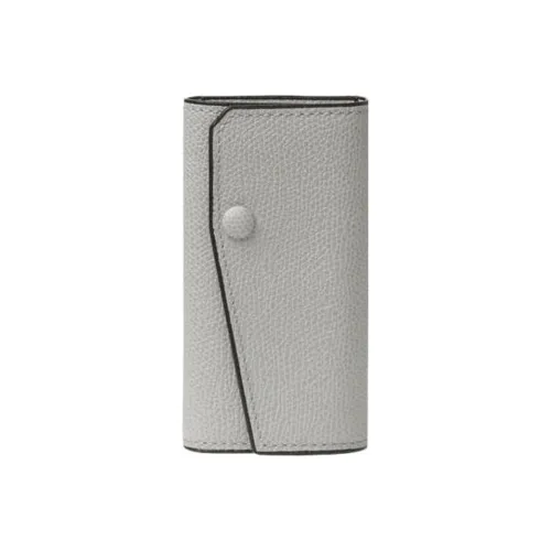 Valextra Кожа Key Pouch Унисекс Дымчатый Серый