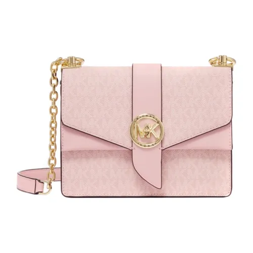 MICHAEL KORS Greenwich Коровья кожа Конверт Сумка Сумка через плечо Женская Розовая