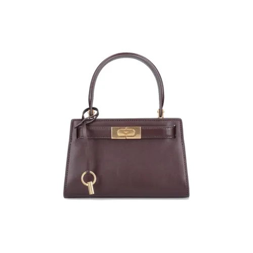 TORY BURCH Lee Radziwill Коровья кожа Сумка через плечо Сумка Мини Женская Бургунди