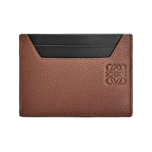 LOEWE Кошелек из коровьей кожи держатель для карт мужской коричневый