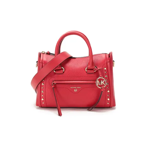 MICHAEL KORS MICHAEL KORS Luggage Collection Кожа Плечевая сумка Маленькая Женская Ярко-красная