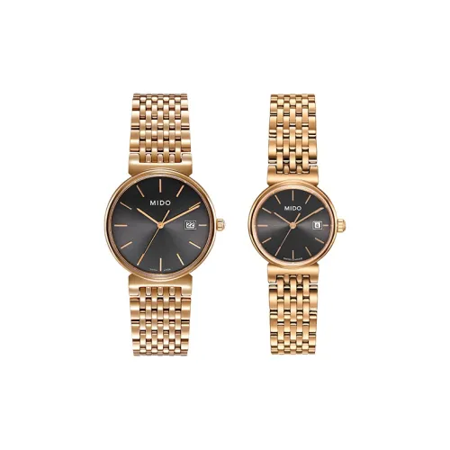 MIDO DooRi Collection Автоматический Механический Механизм Унисекс Часы 34 мм 34*6,6 мм Серебристый Циферблат