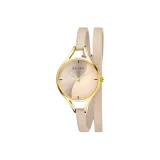 Бежевый Желтый Циферблат Часов