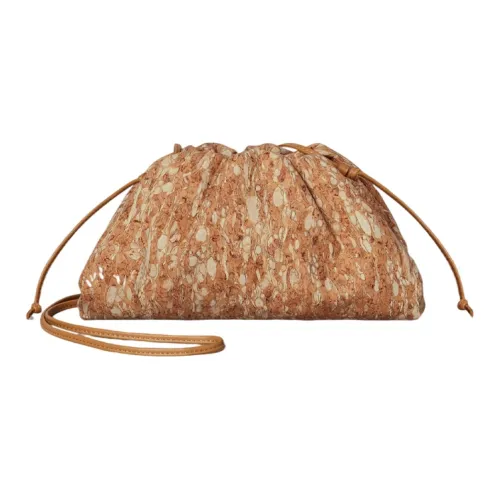 Bottega Veneta Cloud Сумка из кожи Мини Женская Золото