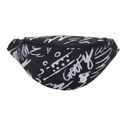 LINING Disney Mickey Коллаборация Ткань Сумка через плечо Бананка Регулярная Унисекс Черный Белый