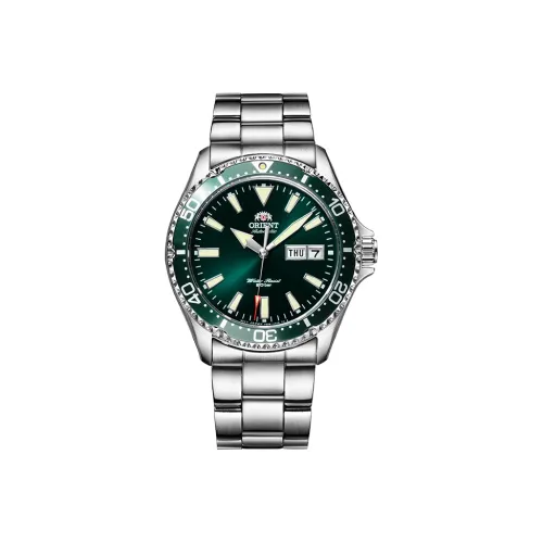 ORIENT Механические Мужские Часы из Коллекции Diving Shark 41,5 мм Зеленые