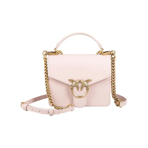 PINKO SIMPLY Корова Кожа Сумка Сумка через плечо Сумка через плечо Мини Женская Розовая