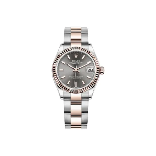 ROLEX Log Series Автоматический Механический Механизм Женские Часы 31 мм Серебристый Циферблат Оистерстил Корпус Оистерстил Ремешок