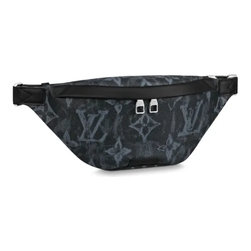 LOUIS VUITTON Discovery Canvas Wallet Men's Black