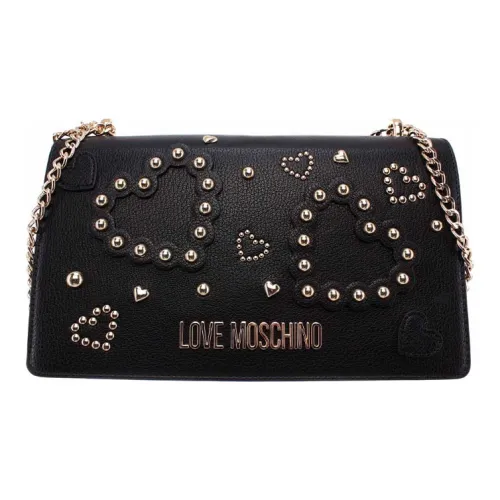 MOSCHINO Полиэстер Сумка через плечо Сумка на плечо Женская Черная