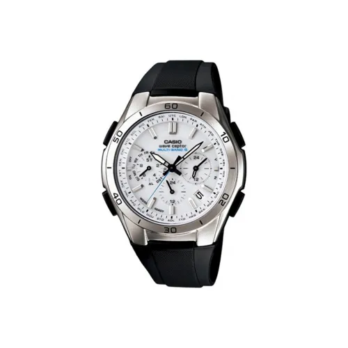 CASIO Vintage Collection Disc Коллекция Солнечный Кварцевый механизм Смола Ремень Часы Мужские Белый Циферблат WVQ M410 7AJF