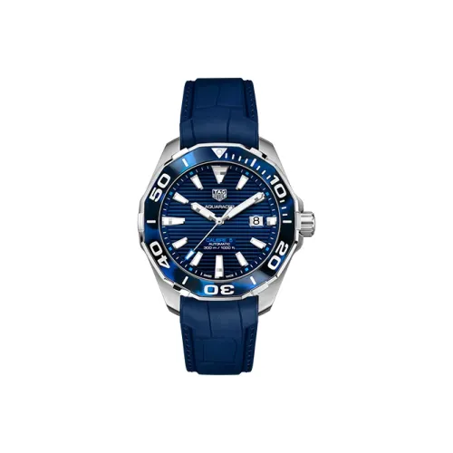 TAG HEUER Автоматический Механический Механизм Мужские Часы из Коллекции Aquaracer 43 мм Синий