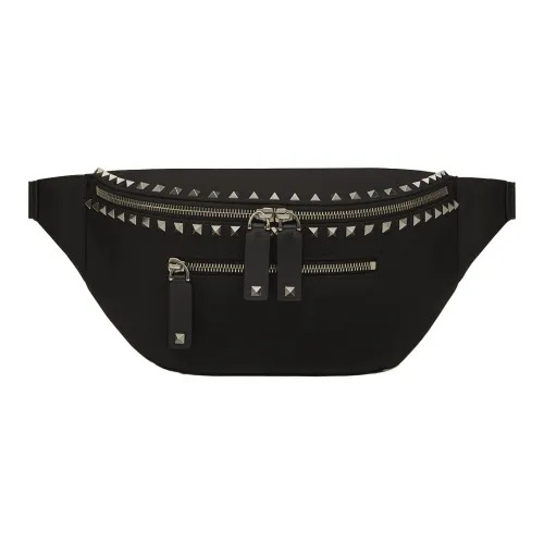 Valentino Nylon Sling Bag One Shoulder Crossbody Men's Black