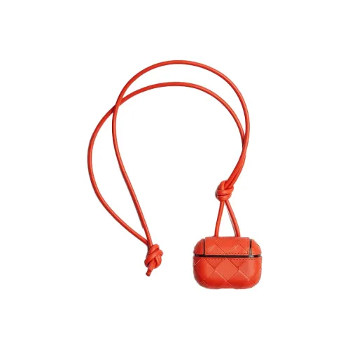 Bottega Veneta Коровья кожа кожаный чехол для наушников унисекс апельсин