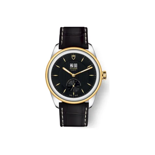 TUDOR Jun Jue Series Автоматический Механический Механизм Мужские Часы Часы 42 мм Черный Циферблат Стальные Часы M57103 0020