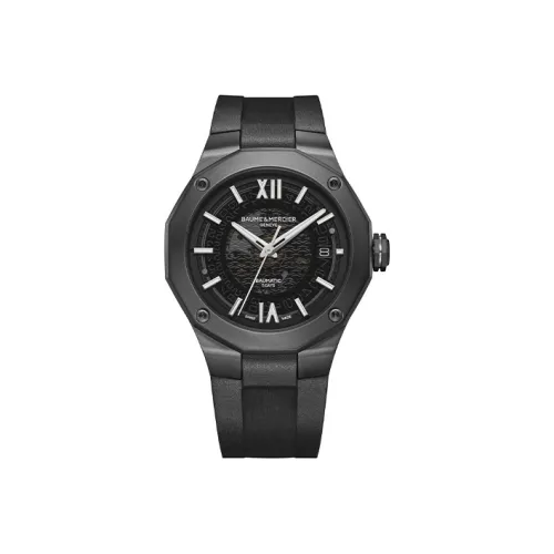 Baume & Mercier Автоматический Механический Механизм Мужские Часы Rivera Series 42 мм Серый