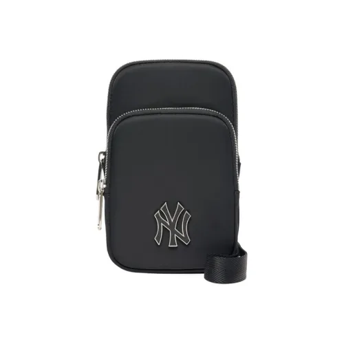 Mlb Base Logo Полиэстер Сумка через плечо с чехлом для телефона стандартная унисекс цвет черный