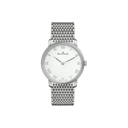 BLANCPAIN VILLERET Механизм с ручным заводом Мужские часы Циферблат 39,7 мм Белый Нержавеющая сталь Корпус Стальной ремешок