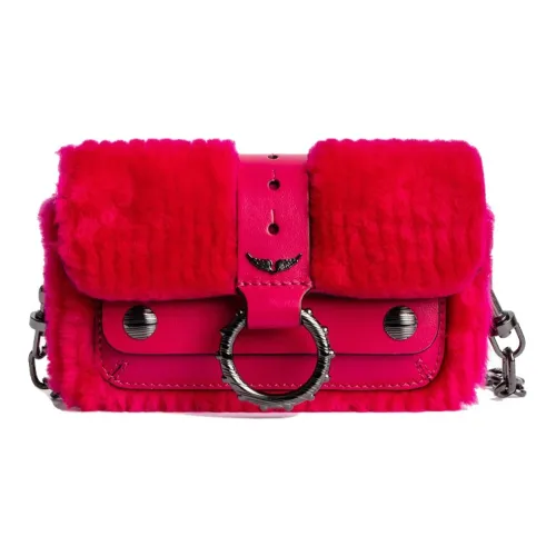 Zadig Voltaire Sheepskin Сумка через плечо Женская Фуксия