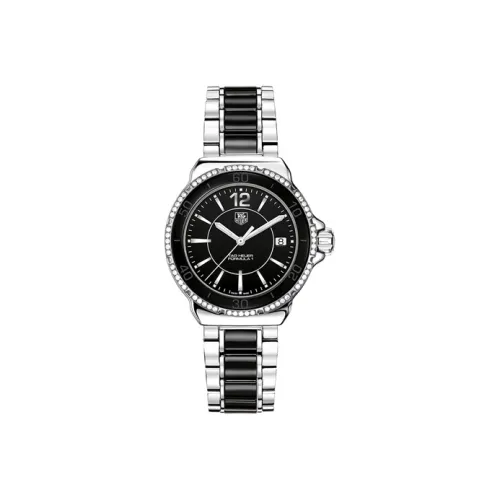 TAG Heuer F1 Collection Кварцевый механизм Женские часы 37 мм Черный циферблат Корпус из нержавеющей стали