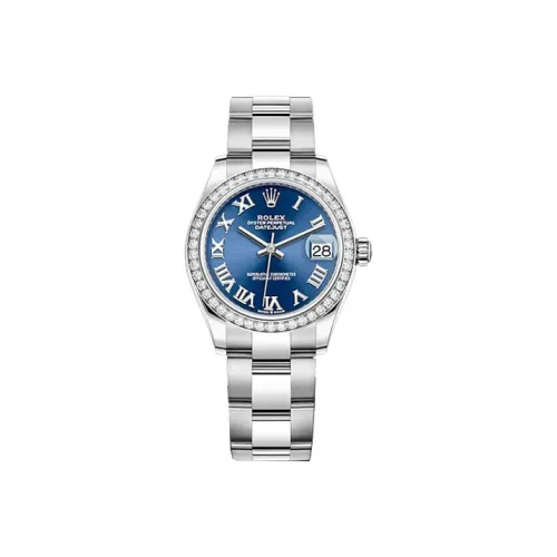 ROLEX Log Series Автоматический Механический Механизм Женские Часы 31 мм Синий Циферблат Оистерстил Корпус Оистерстил Ремешок