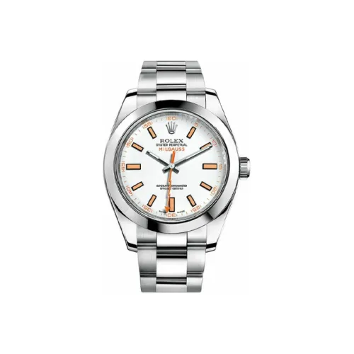 ROLEX Автоматический Механический Механизм Мужские Часы типа Gramagnetic 40 мм Серебряные