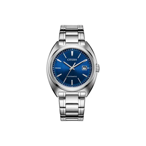 CITIZEN Механический механизм Мужские часы 42mm*12mm Синий