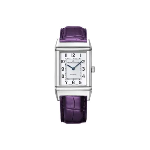 Jaeger LeCoultre Ручной Механический Movement Женские Flip Collection REVERSO Часы 38,5мм*23,1мм Белый
