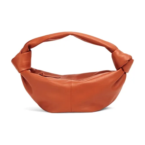 Bottega Veneta Сумка из коровьей кожи женская цвет кленового листа