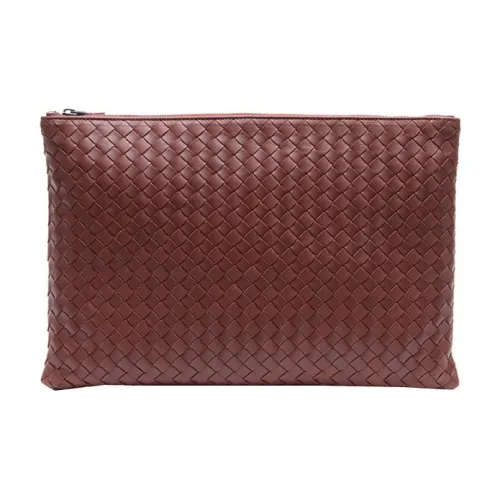Bottega Veneta Sheepskin Clutch Men's Dark Red Bottega Veneta Клатч из овчины Мужской Темно-красный