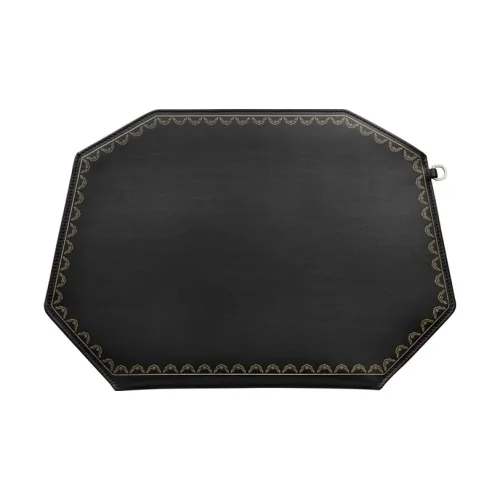 Cartier Guirlande Телячья кожа Монетница Клатч Средний Женский Черный