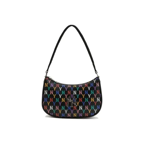 MLB MONOGRAM Коллекция Хлопок Плечо Сумка Сумка Сумка через плечо Унисекс Черный