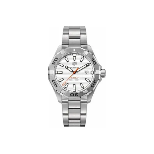 TAG HEUER Автоматический Механический Механизм Мужские Часы из Коллекции Aquaracer 43 мм Белые