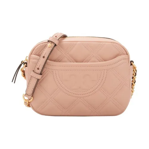 TORY BURCH Sheepskin Camera Сумка Сумка через плечо Сумка на плечо Женская Нюдово-розовая