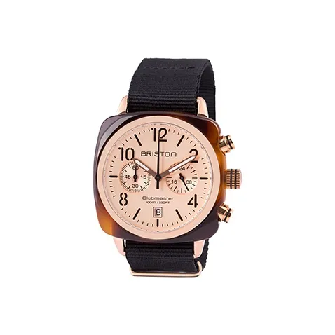 BRISTON Кварцевый механизм Мужские часы Brixton Quartz 40mm*40mm*3mm Кофе