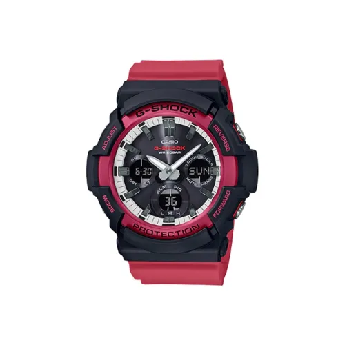 CASIO G SHOCK Collection Кварцевый механизм Смольный ремешок Часы Мужские Черный циферблат