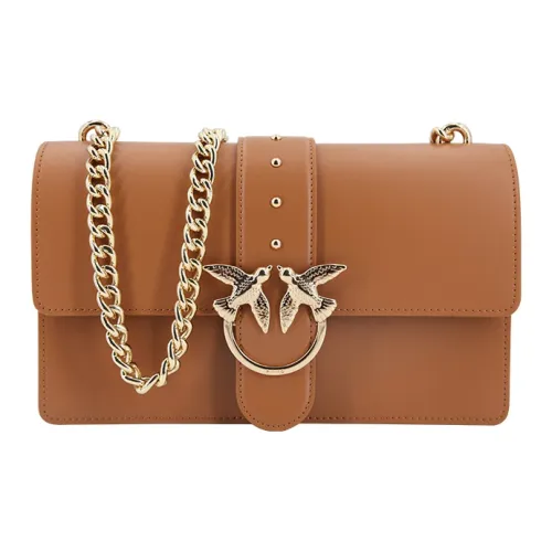 PINKO Кожа Сумка через плечо Женская Коричневая