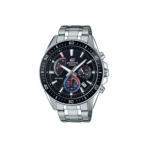 CASIO EDIFICE Collection Кварцевый механизм нержавеющая сталь ремешок часы 53*47 мм мужские часы черный циферблат модель EFR 552D 1A3V