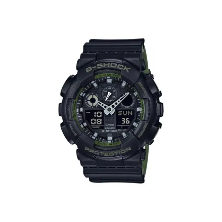 CASIO G SHOCK Collection YOUTH Collection Кварцевый механизм Смольный ремешок Часы Мужские Черный циферблат