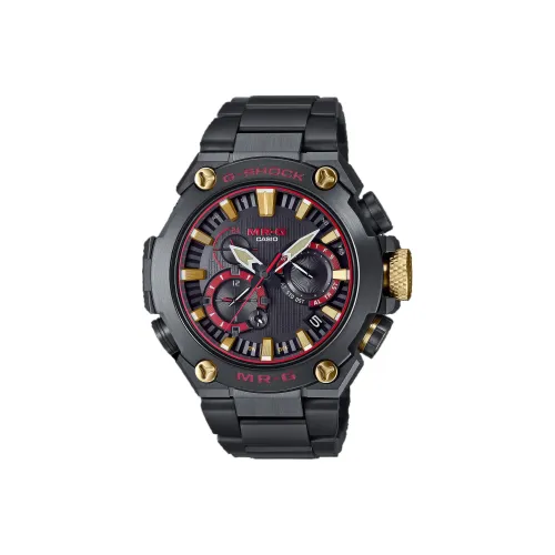 CASIO г Shock MRG Collection Total Preparation Кварцевый механизм Титан Ремешок Часы Мужские Циферблат Черный