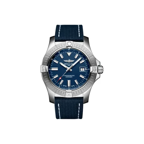 BREITLING Автоматический Механический Часы Мужские Avenger 43 мм Синий