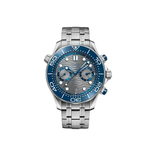 OMEGA Автоматический Механический Часы Мужские Seahorse Series 300m Diving Watch 44 мм Серые