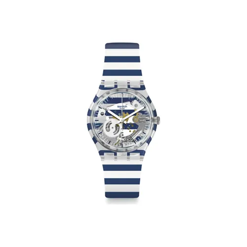 Swatch Quartz Механизм Унисекс Часы 34мм*39,2мм Скелет